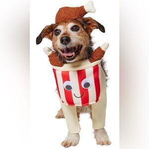 Pet costume fried chicken bucket size SMALL
